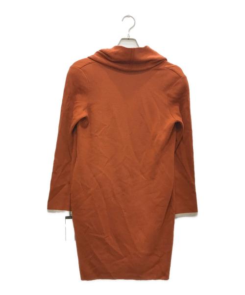 FOXEY（フォクシー）FOXEY (フォクシー) ロングカーディガン ブラウン×ベージュ サイズ:Free 未使用品の古着・服飾アイテム