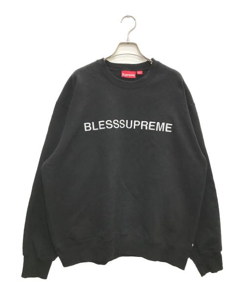 SUPREME（シュプリーム）SUPREME (シュプリーム) BLESS (ブレス) コラボクルーネックスウェット ブラック サイズ:Lの古着・服飾アイテム
