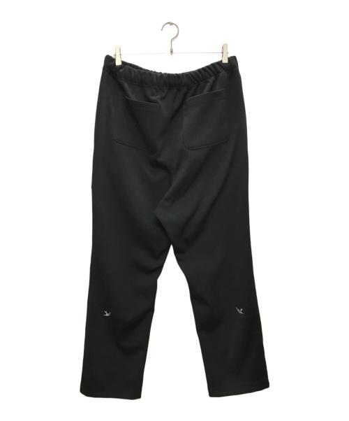 GOD SELECTION XXX（ゴッドセレクショントリプルエックス）GOD SELECTION XXX (ゴッドセレクショントリプルエックス) アップリケロゴ スウェット パンツ ブラック サイズ:XLの古着・服飾アイテム