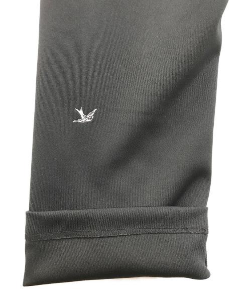 GOD SELECTION XXX（ゴッドセレクショントリプルエックス）GOD SELECTION XXX (ゴッドセレクショントリプルエックス) アップリケロゴ スウェット パンツ ブラック サイズ:XLの古着・服飾アイテム