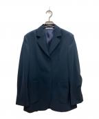BEAUTY&YOUTHビューティーアンドユース）の古着「ポリエステル ウエストスリム ジャケット」｜ネイビー
