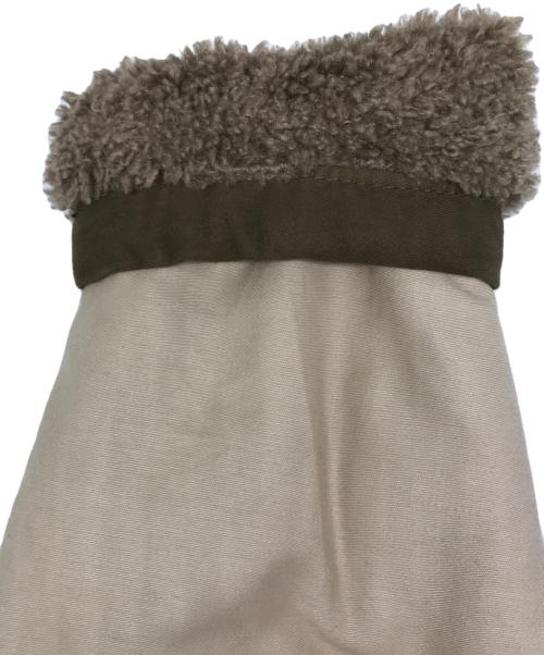 45R（フォーティファイブ・アール）45R (フォーティーファイブアール) サテン ボア の 908 ブルゾン ブラウン×ベージュ サイズ:2の古着・服飾アイテム