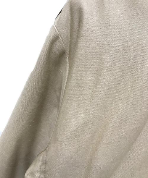 45R（フォーティファイブ・アール）45R (フォーティーファイブアール) サテン ボア の 908 ブルゾン ブラウン×ベージュ サイズ:2の古着・服飾アイテム