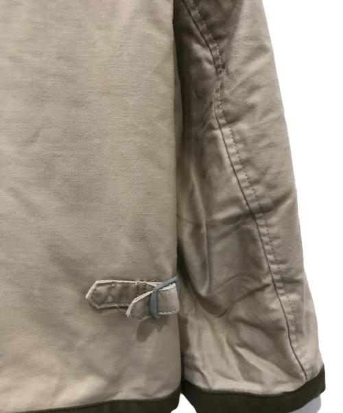 45R（フォーティファイブ・アール）45R (フォーティーファイブアール) サテン ボア の 908 ブルゾン ブラウン×ベージュ サイズ:2の古着・服飾アイテム