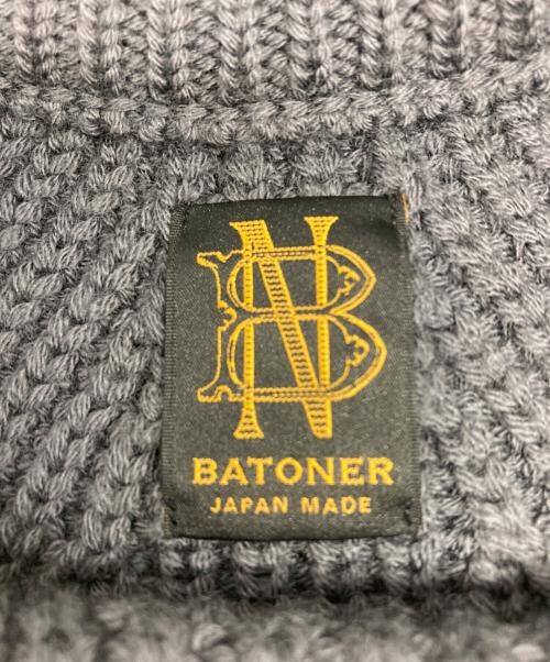 BATONER（バトナ―）BATONER (バトナ―) シグネチャー クルーネック セーター ダークグリーン サイズ:3の古着・服飾アイテム