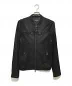 mackageマッカージュ）の古着「レザージャケット」｜ブラック