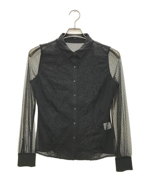 CORCOVADO（コルコバード）CORCOVADO (コルコバード) シアーカーディガン ブラック サイズ:Sの古着・服飾アイテム