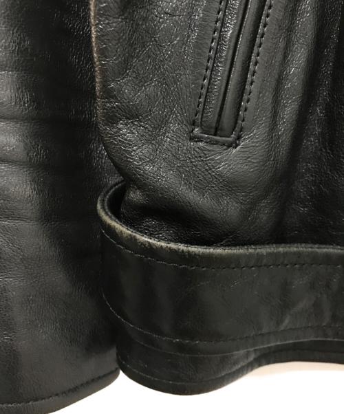 beautiful people（ビューティフルピープル）beautiful people (ビューティフルピープル) シープレザーダブルライダースジャケット ブラック サイズ:130の古着・服飾アイテム