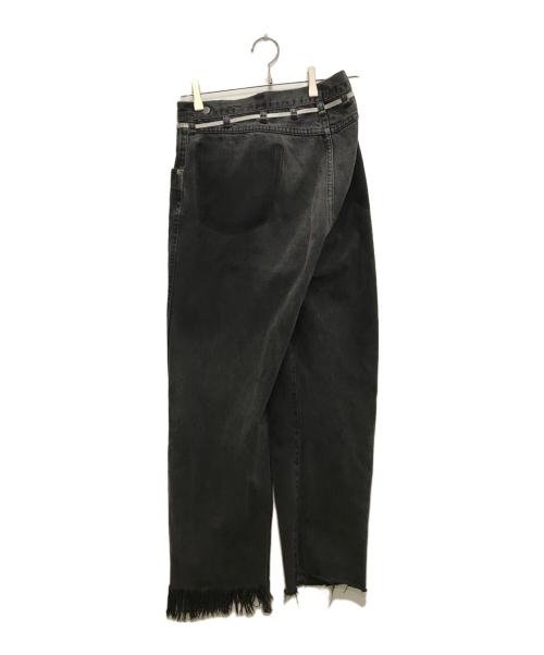 MAISON EUREKA（メゾンエウレカ）MAISON EUREKA (メゾンエウレカ) VINTAGE REWORK BIGGY PANTS/ビンテージ リワーク バギー パンツ ブラック サイズ:Sの古着・服飾アイテム