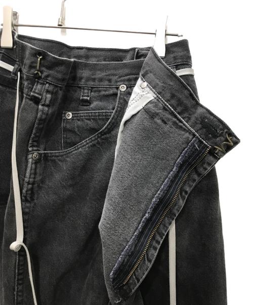 MAISON EUREKA（メゾンエウレカ）MAISON EUREKA (メゾンエウレカ) VINTAGE REWORK BIGGY PANTS/ビンテージ リワーク バギー パンツ ブラック サイズ:Sの古着・服飾アイテム