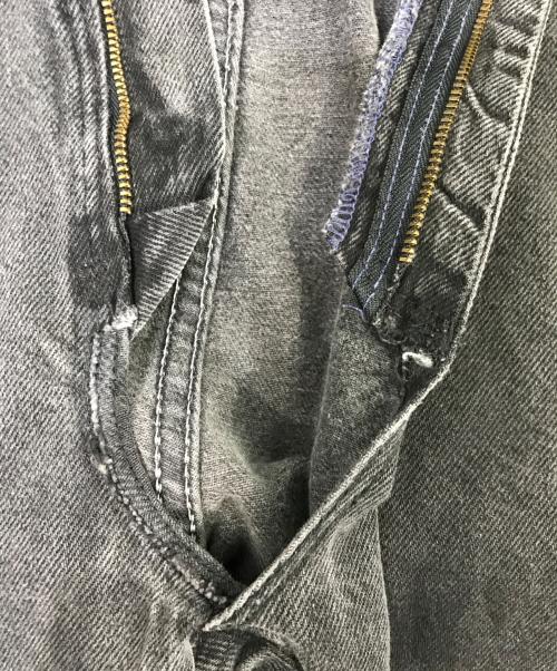 MAISON EUREKA（メゾンエウレカ）MAISON EUREKA (メゾンエウレカ) VINTAGE REWORK BIGGY PANTS/ビンテージ リワーク バギー パンツ ブラック サイズ:Sの古着・服飾アイテム