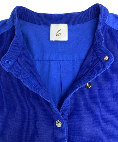 6(ROKU) BEAUTY&YOUTH（ロク ビューティーアンドユース）6(ROKU) BEAUTY&YOUTH (ロク ビューティーアンドユース) DRESS SHIRT 2/シャツ ブルー サイズ:36の古着・服飾アイテム