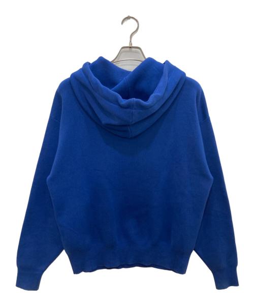 CABAN（キャバン）CABaN (キャバン) コットンカシミヤ パーカー ブルー サイズ:Ⅿの古着・服飾アイテム