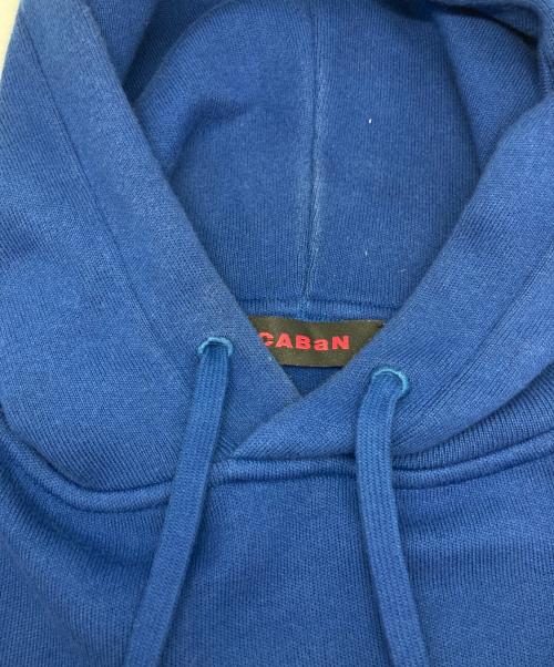 CABAN（キャバン）CABaN (キャバン) コットンカシミヤ パーカー ブルー サイズ:Ⅿの古着・服飾アイテム