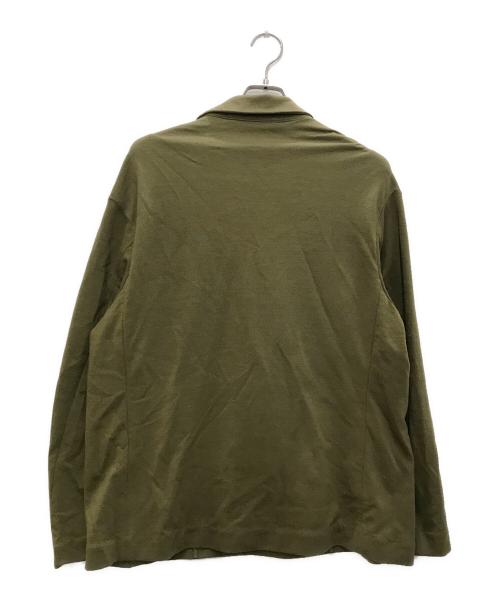 KANEMASA PHIL.（カネマサフィル）KANEMASA PHIL. (カネマサフィル) High Gauge Milled Wool Dou/ハイ ゲージ ミル ウール ドウ オリーブ サイズ:Mの古着・服飾アイテム