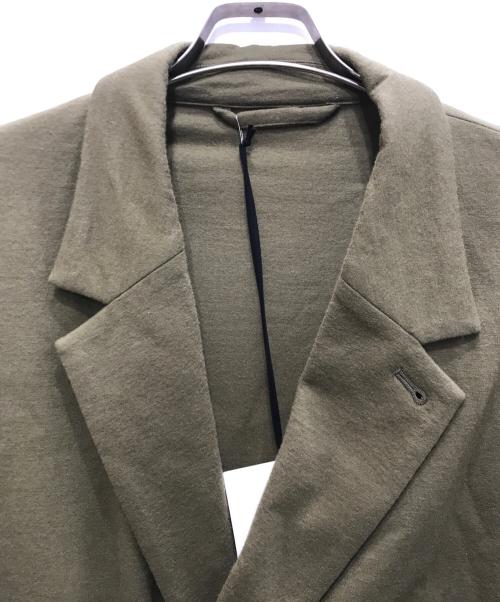 KANEMASA PHIL.（カネマサフィル）KANEMASA PHIL. (カネマサフィル) High Gauge Milled Wool Dou/ハイ ゲージ ミル ウール ドウ オリーブ サイズ:Mの古着・服飾アイテム