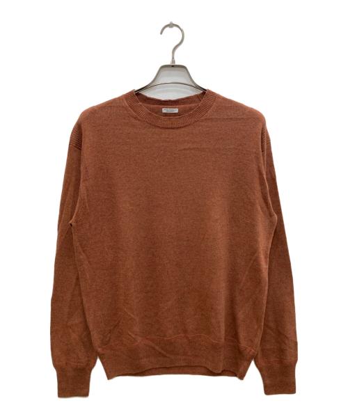 PHIGVEL（フィグベル）PHIGVEL (フィグベル) クルーネックニット ブラウン サイズ:1の古着・服飾アイテム