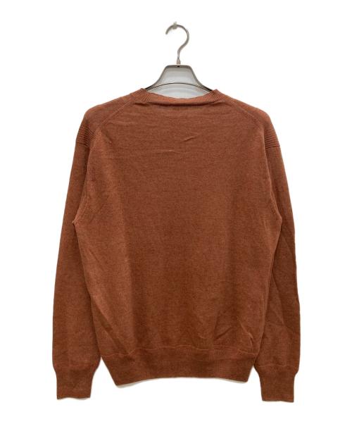 PHIGVEL（フィグベル）PHIGVEL (フィグベル) クルーネックニット ブラウン サイズ:1の古着・服飾アイテム