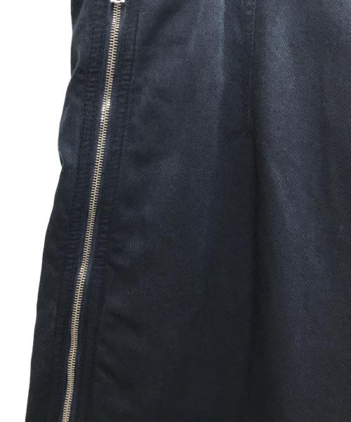 DRIES VAN NOTEN（ドリスヴァンノッテン）DRIES VAN NOTEN (ドリスヴァンノッテン) ポケットジップワイドパンツ ブラック サイズ:50の古着・服飾アイテム