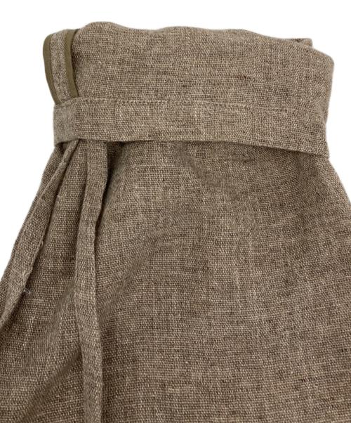 RIM.ARK（リムアーク）RIM.ARK (リムアーク) Linen wool maxi trench coat/リネンウールミックストレンチコート ベージュ サイズ:38の古着・服飾アイテム
