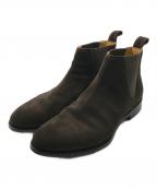 UNION IMPERIAL×UNIVERSAL LANGUAGEユニオンインペリアル×ユニバーサルランゲージ）の古着「スウェードサイドゴアブーツ」｜ブラウン