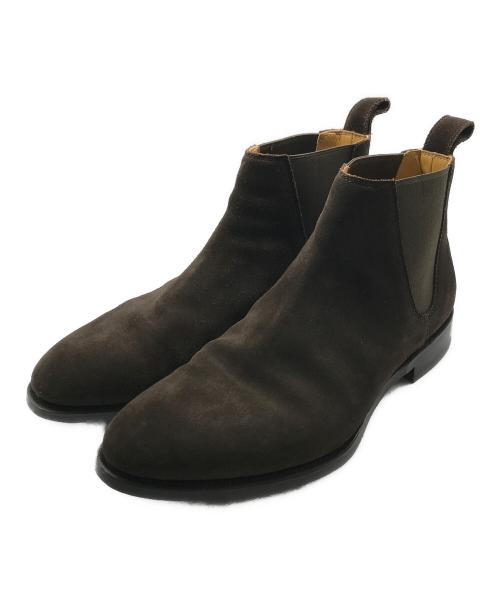 UNION IMPERIAL（ユニオンインペリアル）UNION IMPERIAL (ユニオンインペリアル) UNIVERSAL LANGUAGE (ユニバーサルランゲージ) スウェードサイドゴアブーツ ブラウン サイズ:8の古着・服飾アイテム