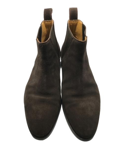 UNION IMPERIAL（ユニオンインペリアル）UNION IMPERIAL (ユニオンインペリアル) UNIVERSAL LANGUAGE (ユニバーサルランゲージ) スウェードサイドゴアブーツ ブラウン サイズ:8の古着・服飾アイテム