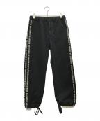 Hysteric Glamourヒステリックグラマー）の古着「HG CONNECTED LOGO イージーパンツ」｜ブラック