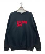 WACKO MARIAワコマリア）の古着「CREW NECK SWEAT SHIRT -TYPE 1-/クルー ネック スウェット シャツ タイプ１」｜ブラック