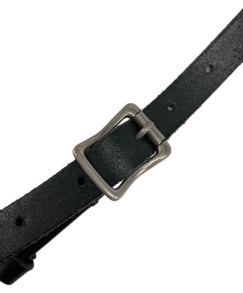 Needles（ニードルズ）Needles (ニードルズ) レザーベルト ダークブラウン サイズ:Mの古着・服飾アイテム