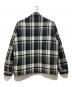 A BATHING APE (ア ベイシング エイプ) BAPE CHECK CPO JACKET/ベイプチェック CPOジャケット グレー×ホワイト サイズ:L：26000円