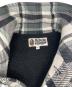 中古・古着 A BATHING APE (ア ベイシング エイプ) BAPE CHECK CPO JACKET/ベイプチェック CPOジャケット グレー×ホワイト サイズ:L：26000円