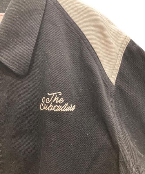 Subculture（サブカルチャー）Subculture (サブカルチャー) Two-Tone Cloth Jacket/2トーンクロスジャケット ブラック×ホワイト サイズ:2の古着・服飾アイテム