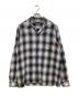 MINEDENIM（マインデニム）の古着「オンブレチェックシャツ」｜グレー×ホワイト
