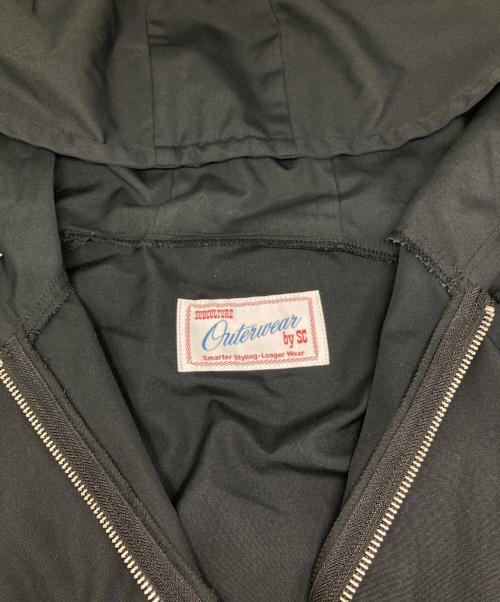 Subculture（サブカルチャー）Subculture (サブカルチャー) CHECKERED FLAG T/C HOODIE/チェッカーフラッグ T/C フーディ ブラック×ホワイト サイズ:2の古着・服飾アイテム