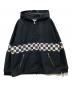 Subculture（サブカルチャー）の古着「CHECKERED FLAG T/C HOODIE/チェッカーフラッグ T/C フーディ」｜ブラック×ホワイト