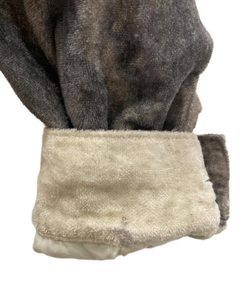 YOKE（ヨーク）YOKE (ヨーク) 別注 LOOSED ZIP BLOUSON/別注 ルーズ ジップ ブルゾン グレー×ベージュ サイズ:2の古着・服飾アイテム