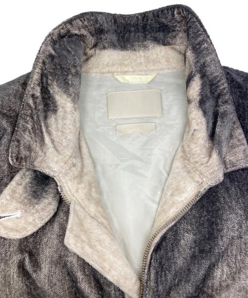 YOKE（ヨーク）YOKE (ヨーク) 別注 LOOSED ZIP BLOUSON/別注 ルーズ ジップ ブルゾン グレー×ベージュ サイズ:2の古着・服飾アイテム