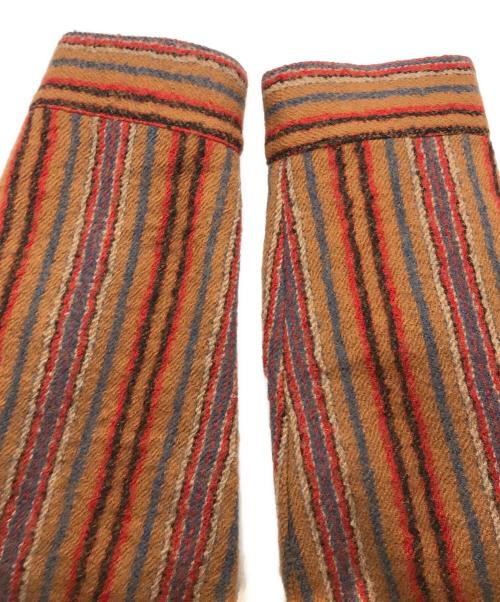 JOURNAL STANDARD TRISECT（ジャーナルスタンダード トライセクト）JOURNAL STANDARD TRISECT (ジャーナルスタンダード トライセクト) ストライプジャケット ブラウン サイズ:Lの古着・服飾アイテム