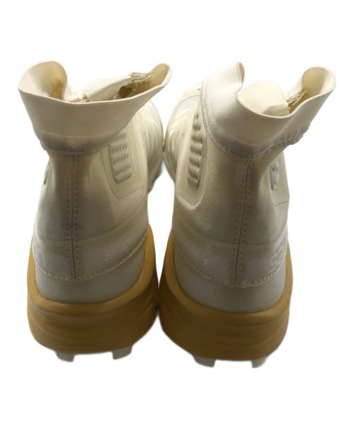 SALOMON（サロモン）SALOMON (サロモン) SNOWCROSS 1 ホワイト×ベージュ サイズ:27cmの古着・服飾アイテム