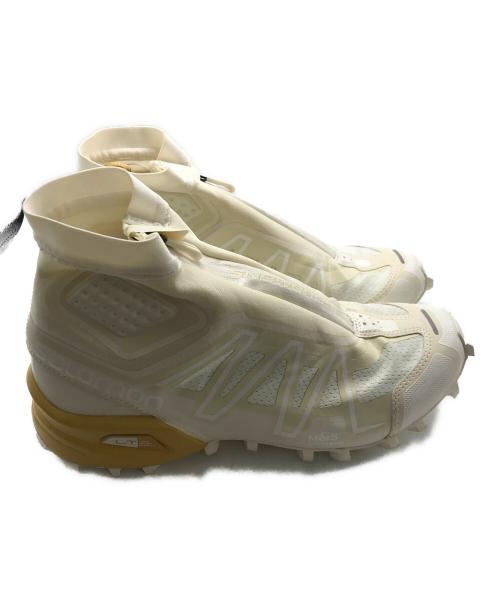 SALOMON（サロモン）SALOMON (サロモン) SNOWCROSS 1 ホワイト×ベージュ サイズ:27cmの古着・服飾アイテム