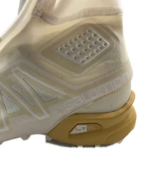 SALOMON（サロモン）SALOMON (サロモン) SNOWCROSS 1 ホワイト×ベージュ サイズ:27cmの古着・服飾アイテム