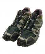 SALOMONサロモン）の古着「SPEEDCROSS 3」｜グリーン×グレー