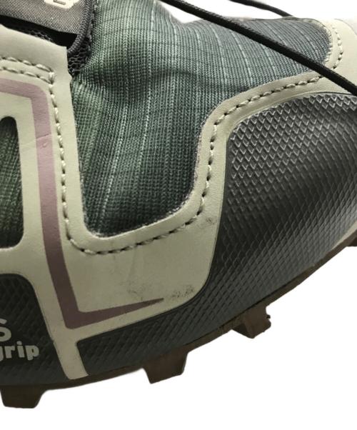 SALOMON（サロモン）SALOMON (サロモン) SPEEDCROSS 3 グリーン×グレー サイズ:27cmの古着・服飾アイテム