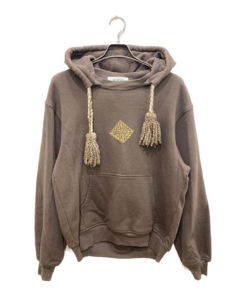 ADISH（アディッシュ）ADISH (アディッシュ) パーカー ブラウン サイズ:Lの古着・服飾アイテム