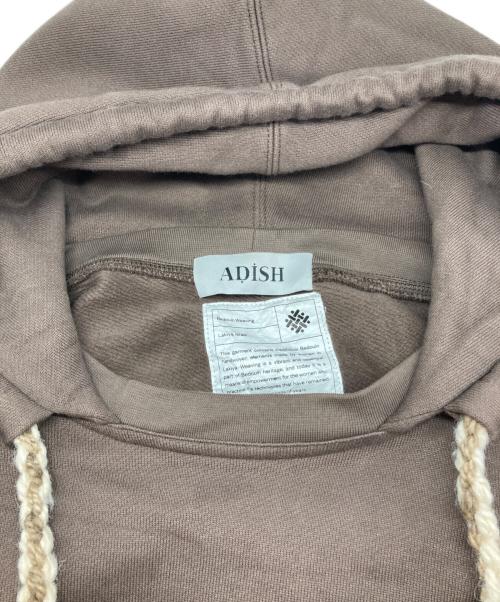 ADISH（アディッシュ）ADISH (アディッシュ) パーカー ブラウン サイズ:Lの古着・服飾アイテム