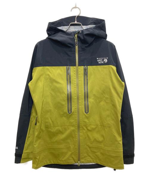 MOUNTAIN HARD WEAR（マウンテンハードウェア）MOUNTAIN HARD WEAR (マウンテンハードウェア) ウインター コヒージョン ジャケットV.2 グリーン×ブラック サイズ:L/Gの古着・服飾アイテム
