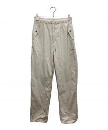 marmors（マルモア）の古着「ナイロン混イージーパンツ」｜シルバー