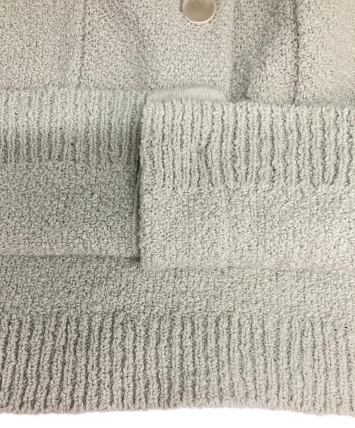 自由区（ジユウク）自由区 (ジユウク) テクスチャーコットンブレンドアウター グレー サイズ:44の古着・服飾アイテム