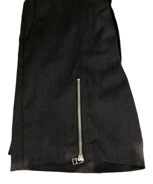 JOHN LAWRENCE SULLIVAN（ジョン ローレンス サリバン）JOHN LAWRENCE SULLIVAN (ジョン ローレンス サリバン) WOOL GABARDINE ZIP SHORTS ブラック サイズ:46の古着・服飾アイテム